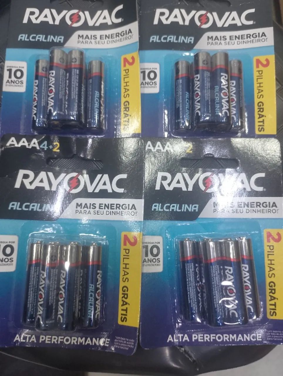 Pilhas Rayovac 