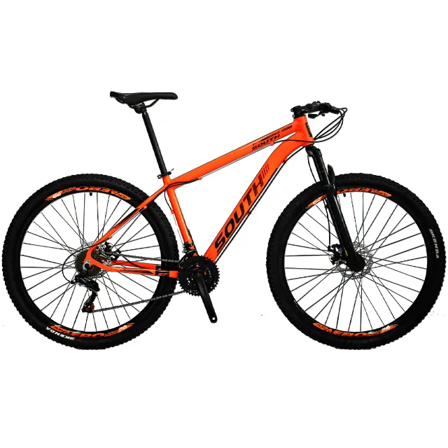 Bicicleta Aro 29 Laranja South Alumínio 21 Marchas Nova
