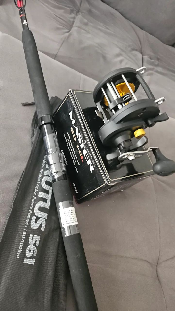 Carretilha Marine Master EX60 + Vara