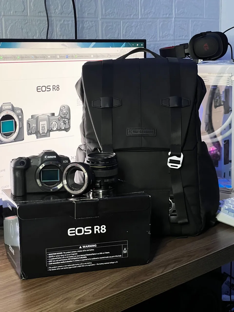 Canon EOS R8 - Câmera Mirrorless Full-Frame