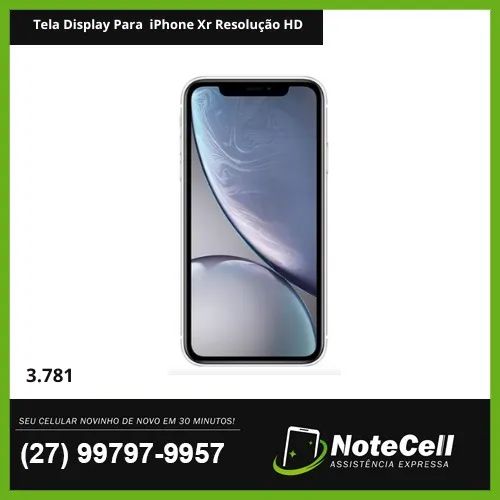 Tela Display P/ iPhone Xr Resolução HD *Super Promoção* 3.781- Instalação Expressa 30 Min!