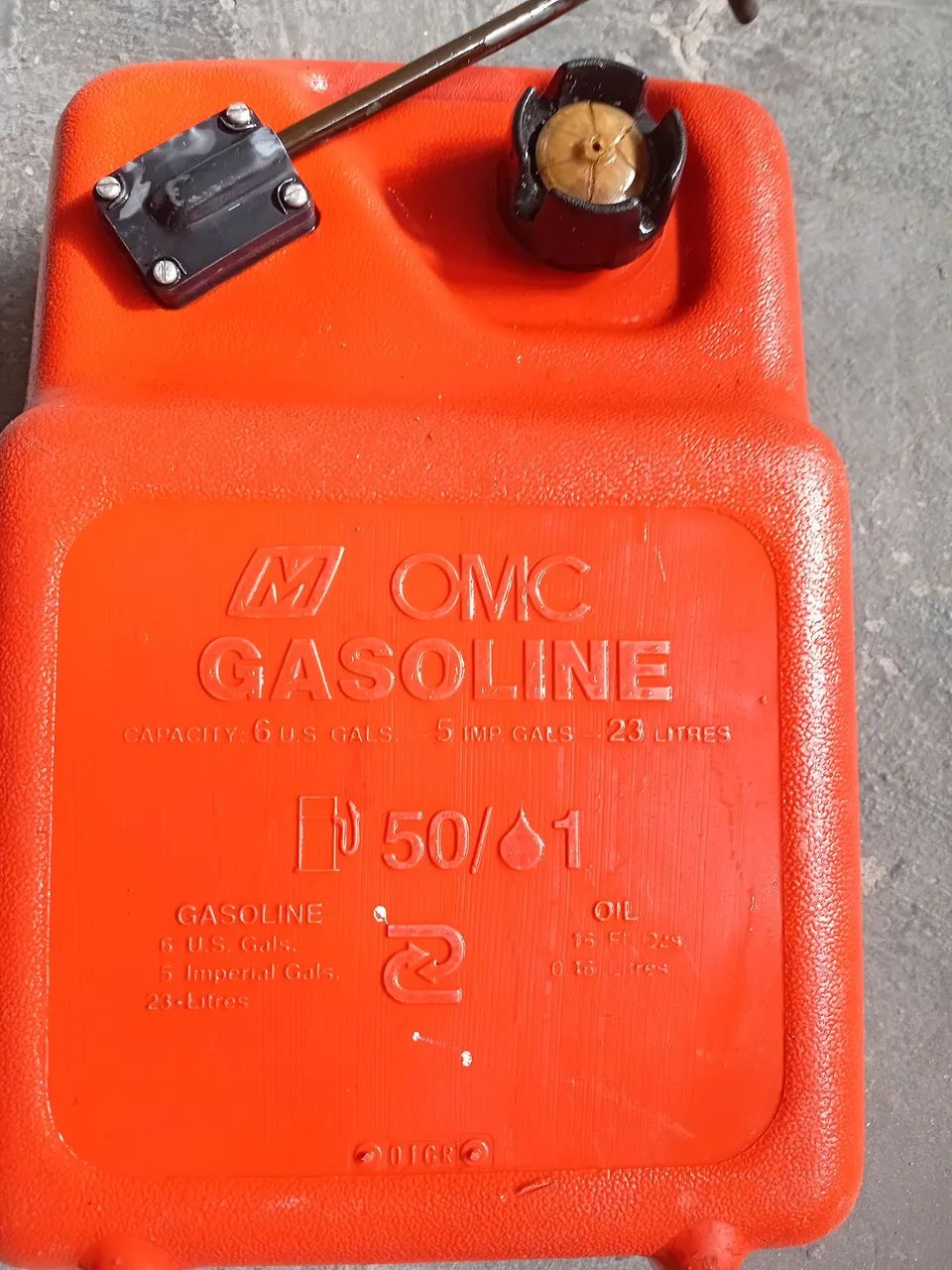 Tanque combustível motor popa original 23 litros - Foto 3