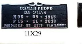 Placas póstuma 