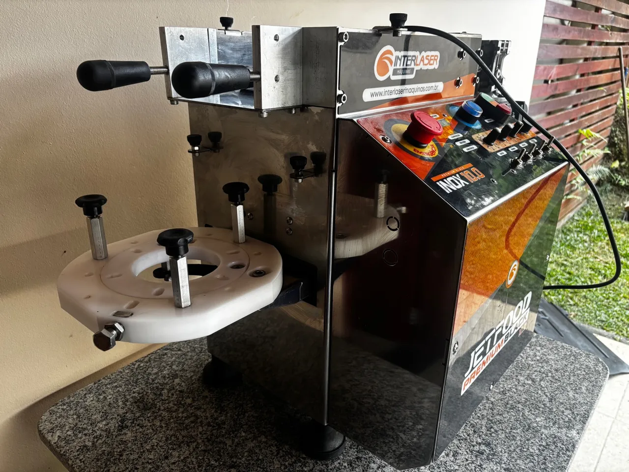 Máquina de Salgados Inox 10.0 Jetfood Premium Black