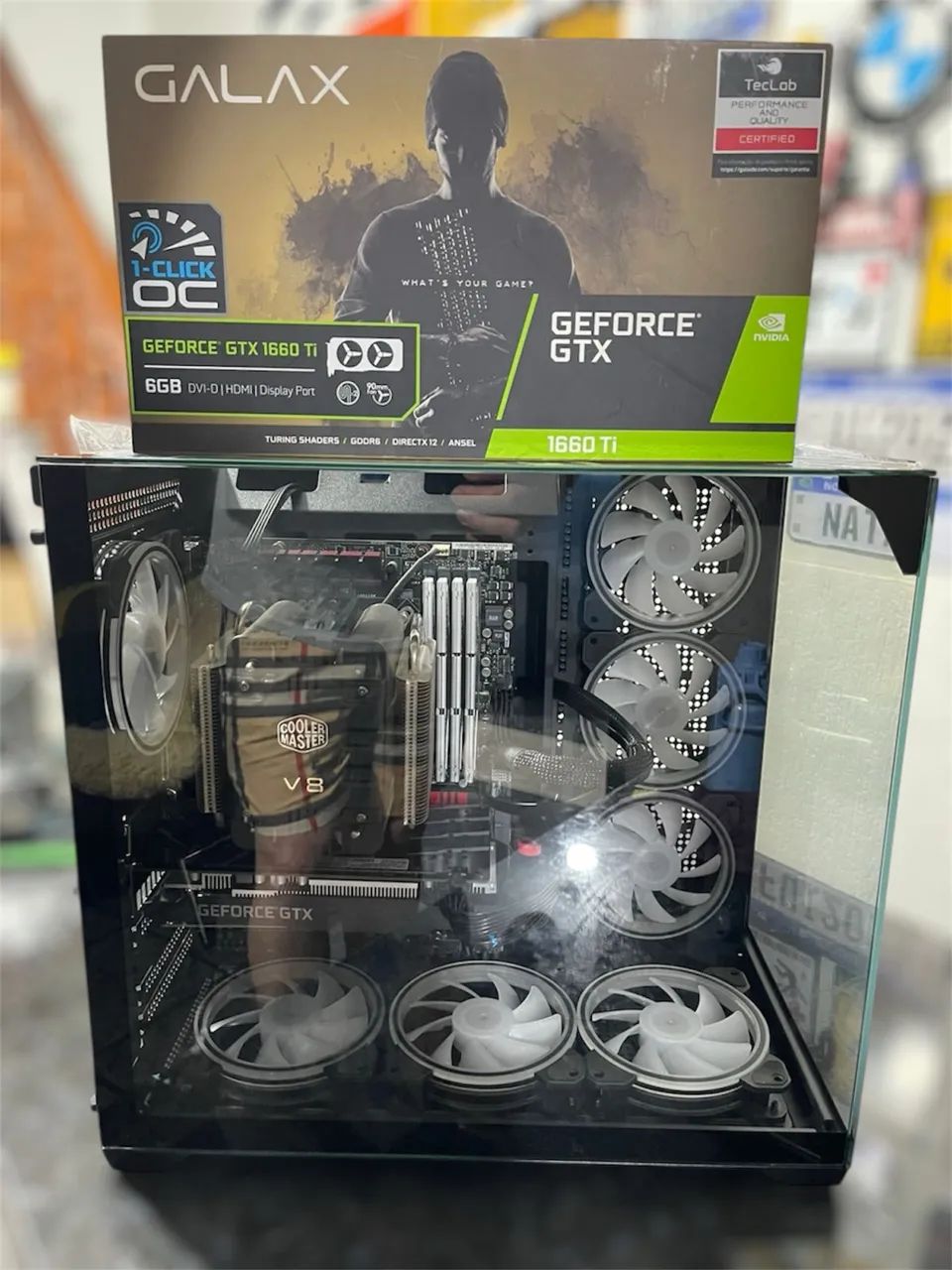 Pc i7 32gb ram ssd 240gb mnve 240 e mnve 30gb placa de vídeo 6gb - Foto 4