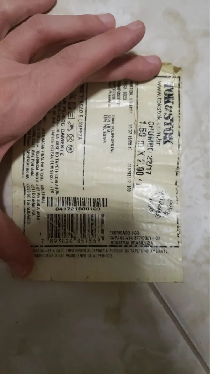 Tapete Tok Stok chumbo 1.50x 2.0  - Foto 2