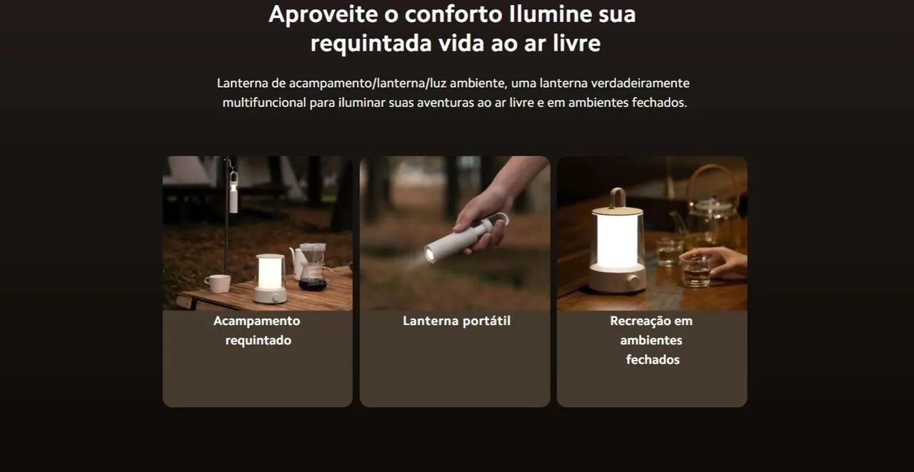Lanterna de Camping Multifuncional Xiaomi - Foto 4