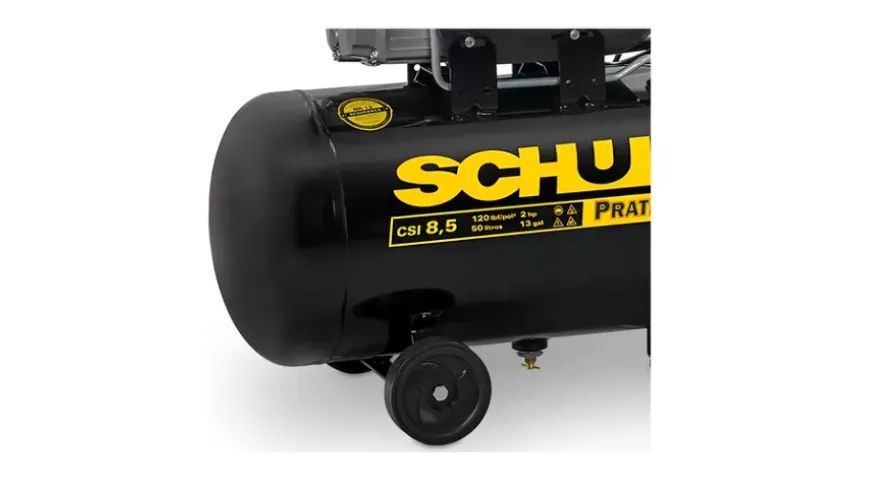 Compressor de ar elétrico portátil Schulz Pratic Air CSI 8.5/50L 2hp 127V - Foto 2