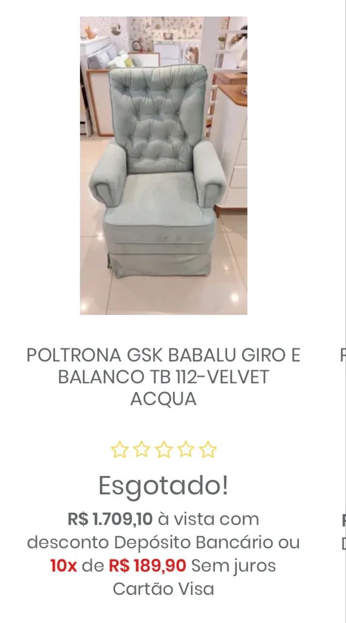 Vendo Cadeira Amamentação Babalu - Foto 4