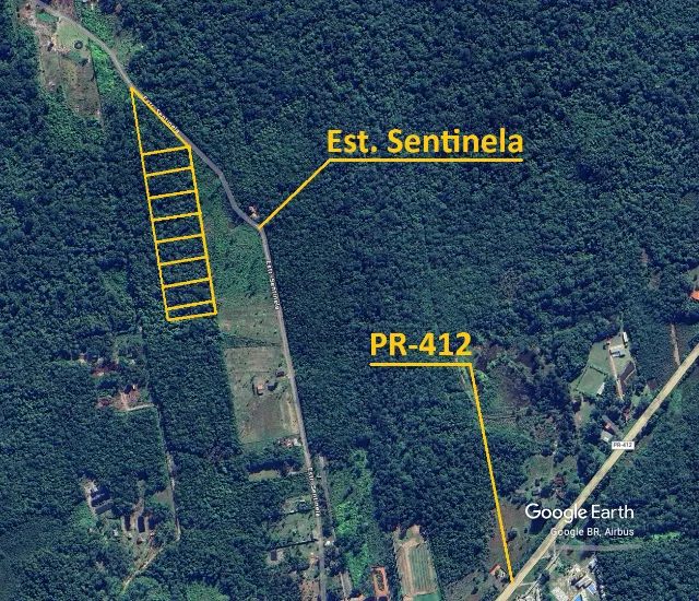 Áreas de chácara em Guaratuba próximo PR-412