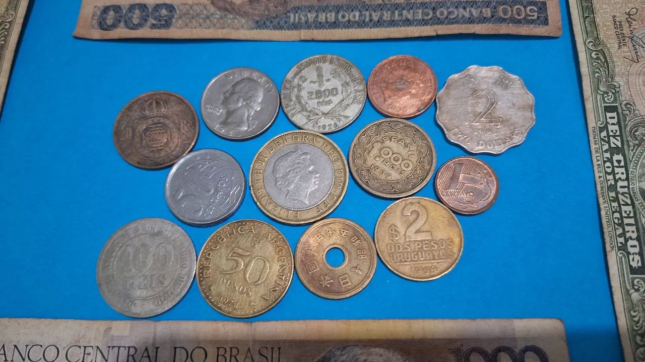 Moedas antigas brasileiras - colecionador - Foto 2