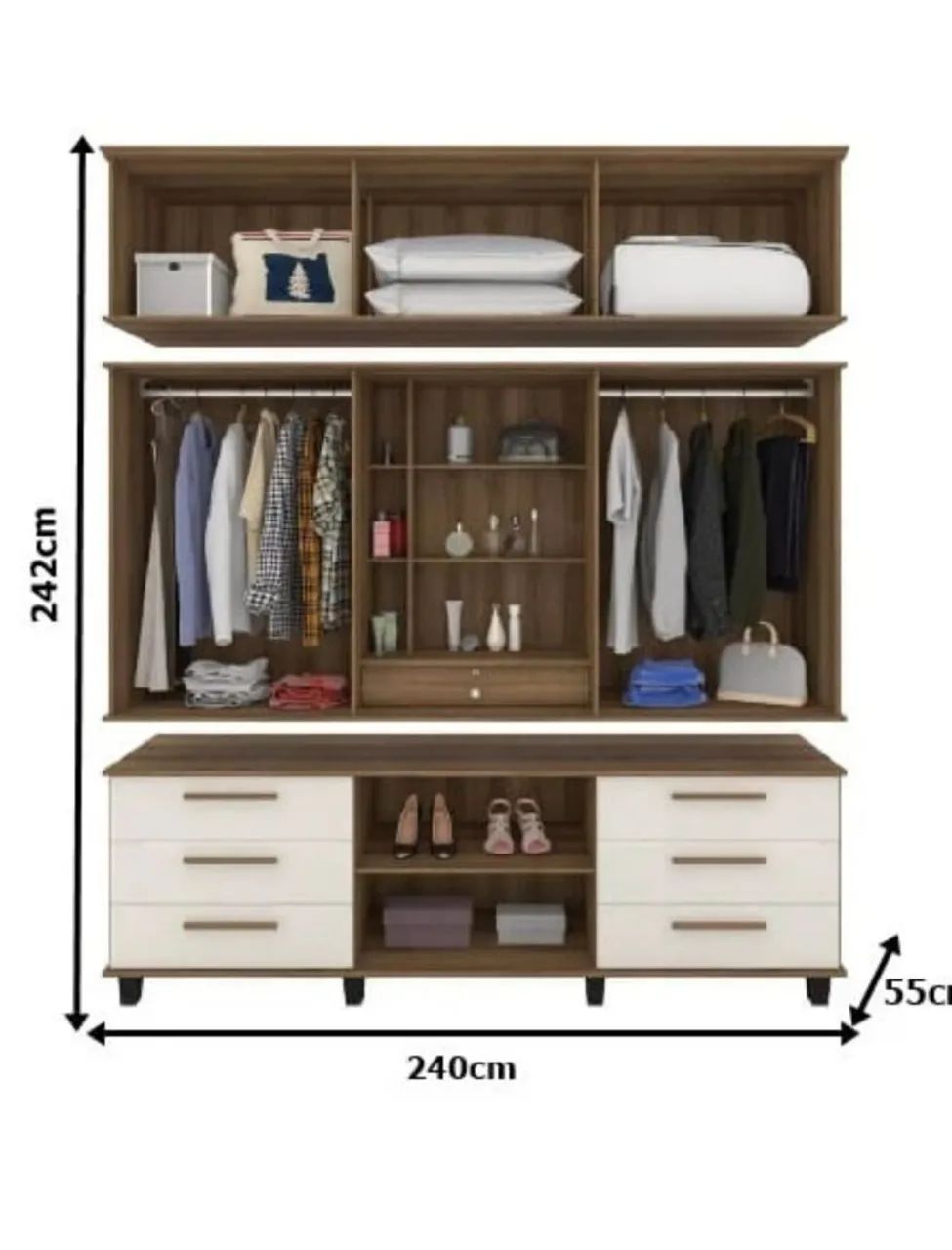 Guarda roupa triplex alto padrão  - Foto 2