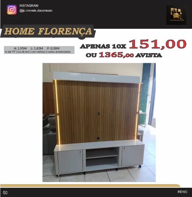 HOME FLORENÇA COM LED