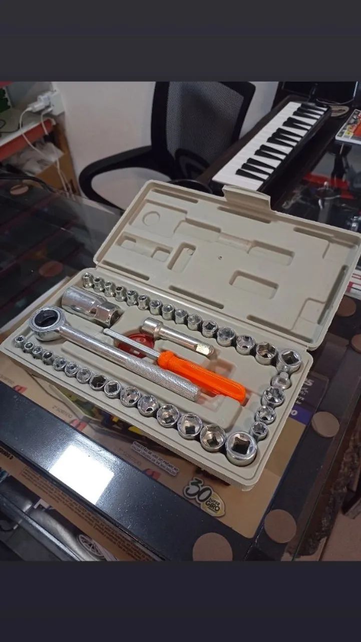 Jogo de Ferramentas Completo - Chaves e Soquetes64209936669441120
