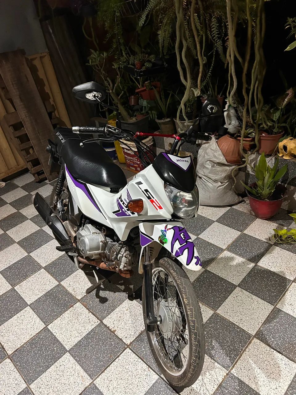 Retrovisor da tiger 900 pra pix - Foto 4