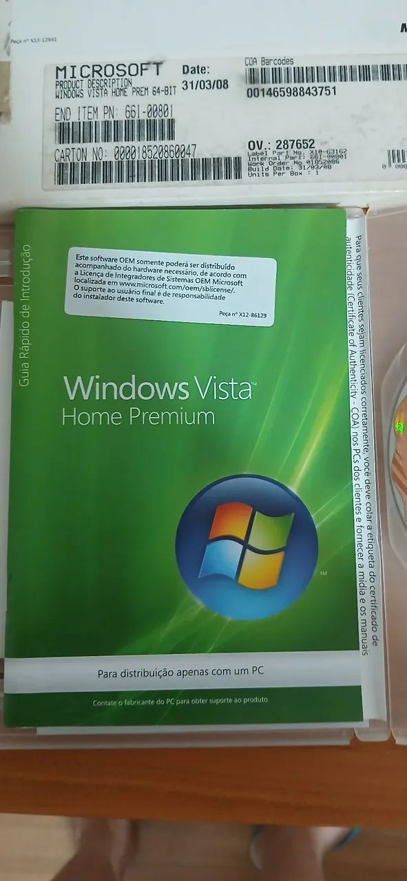 Windows Vista Home Premium 64 Bits OEM  - Foto 5