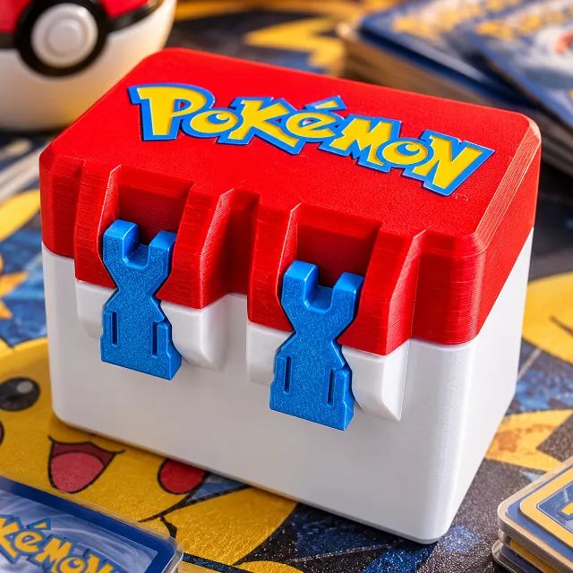 Caixa Organizadora Pokémon para 80 Cartas com Sleeves - Foto 5