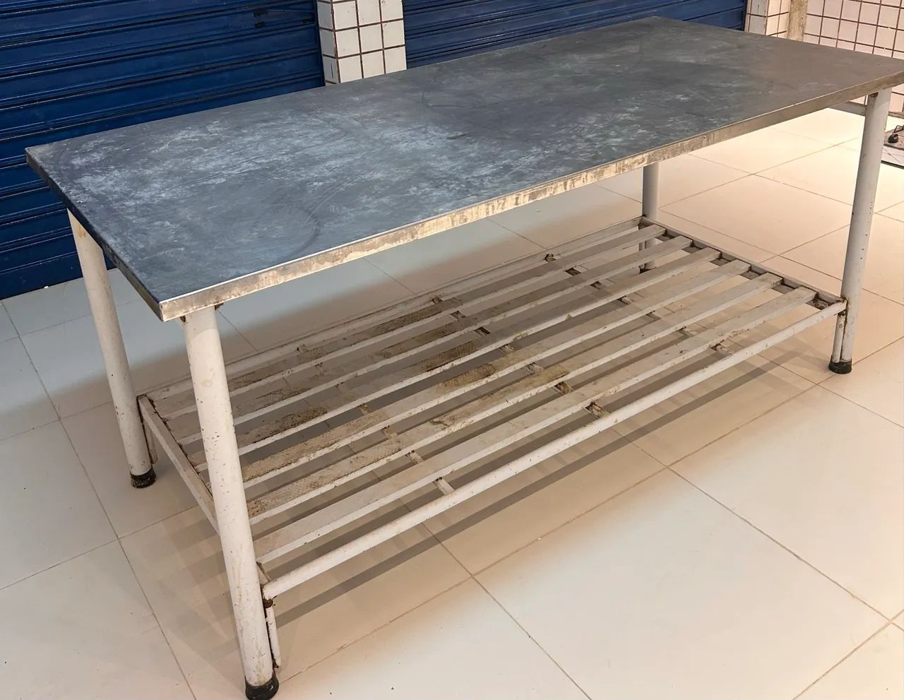Mesa de inox para produção  - Foto 2