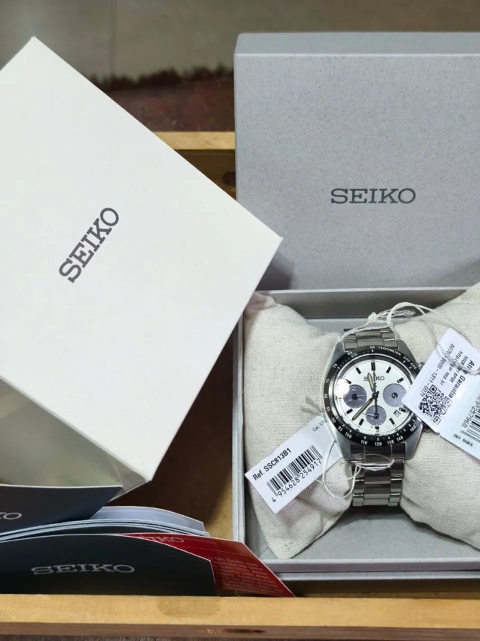 Relógio Seiko Prospex Speedtimer SSC813P1 PANDA - NA CAIXA - Foto 3