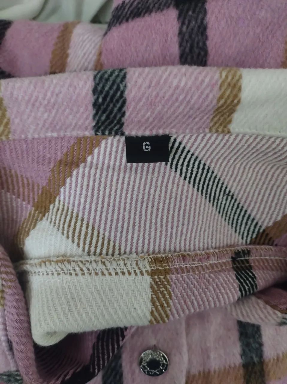 Camisa xadrez rosa  - Foto 5