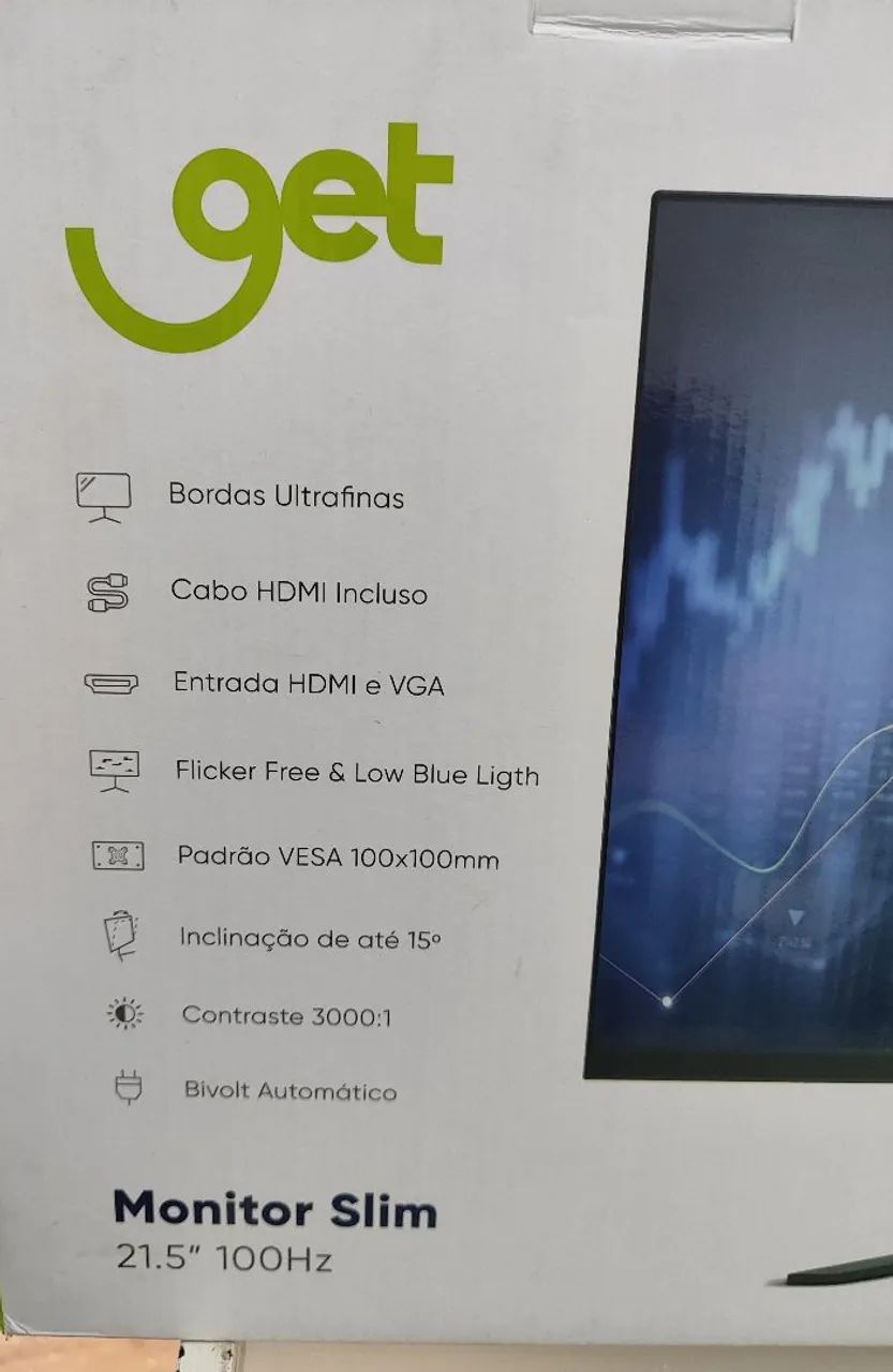 Monitor 21,5" 100 Hz Get  - Foto 3