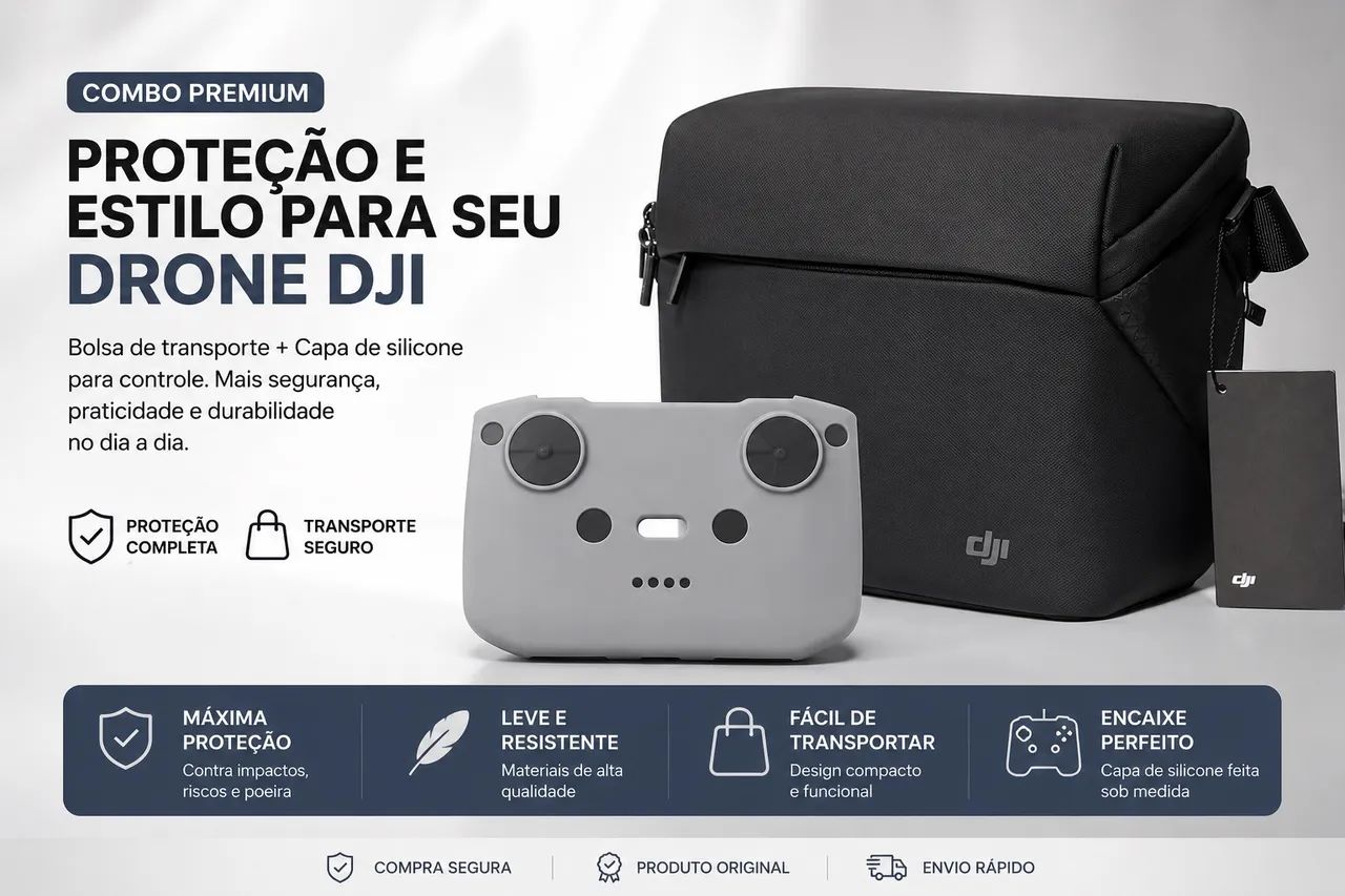Bolsa de transporte + Capa de silicone para controle. - Foto 2