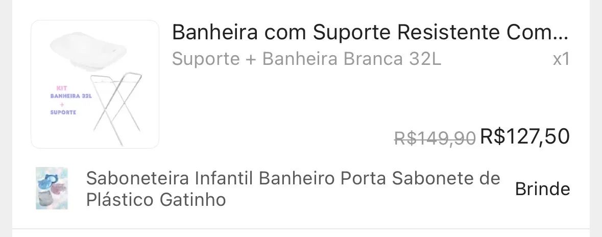 Banheira de bebê nova  - Foto 3