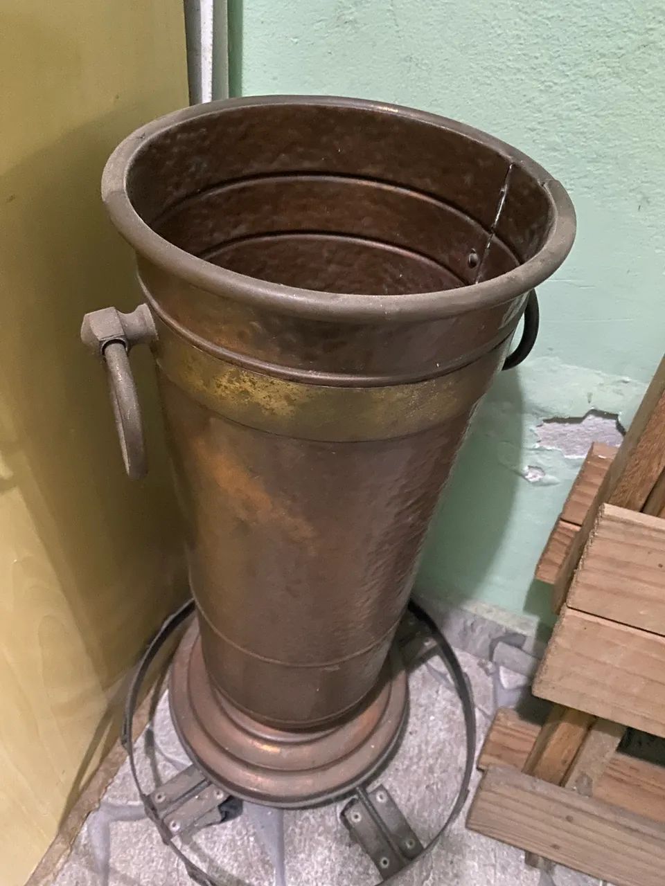 Porta guarda chuva de bronze