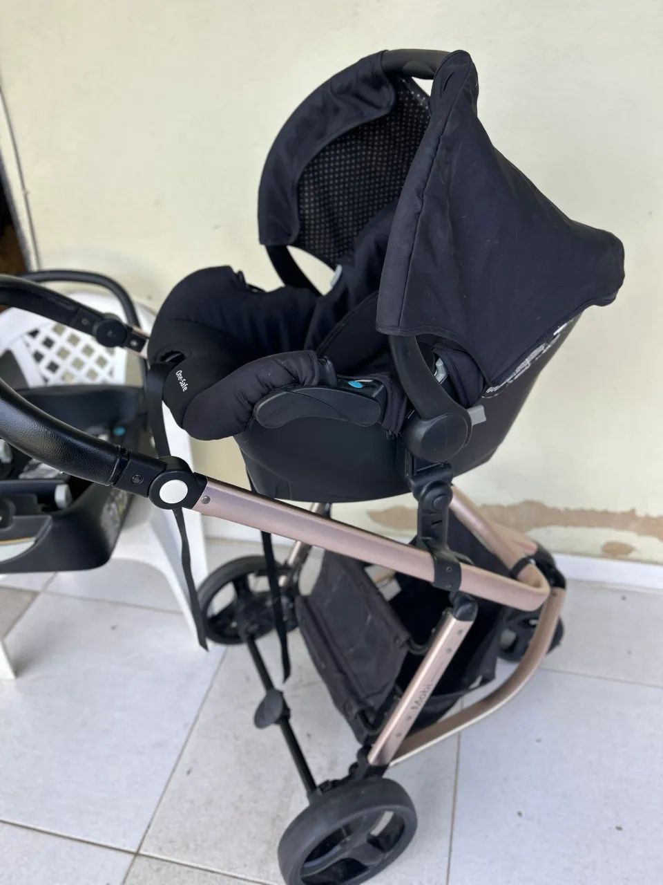 Carrinho de bebê 3 em 1  - Foto 3