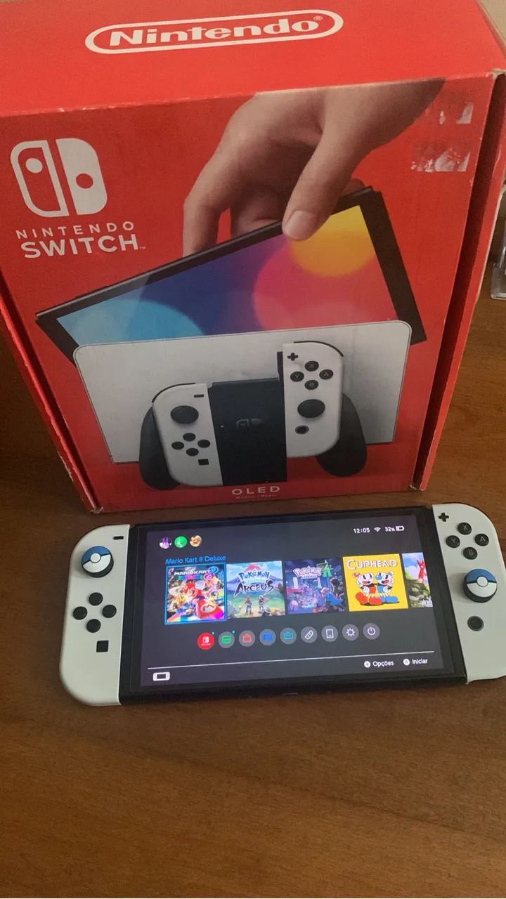 Nintendo Switch OLED Desbloqueado 64gb - Foto 4