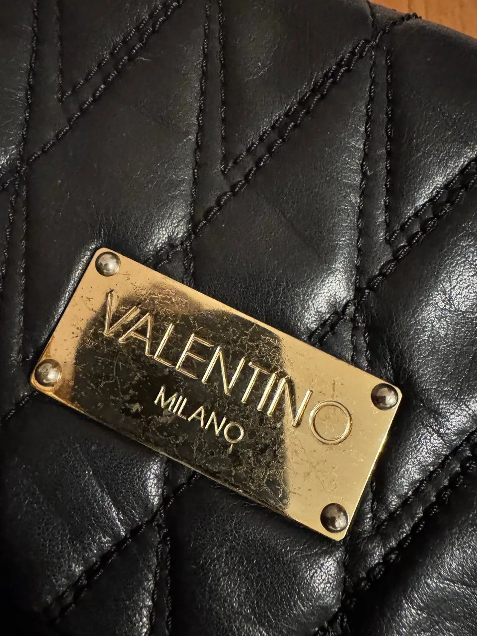 Bolsa preta Valentino - Foto 5