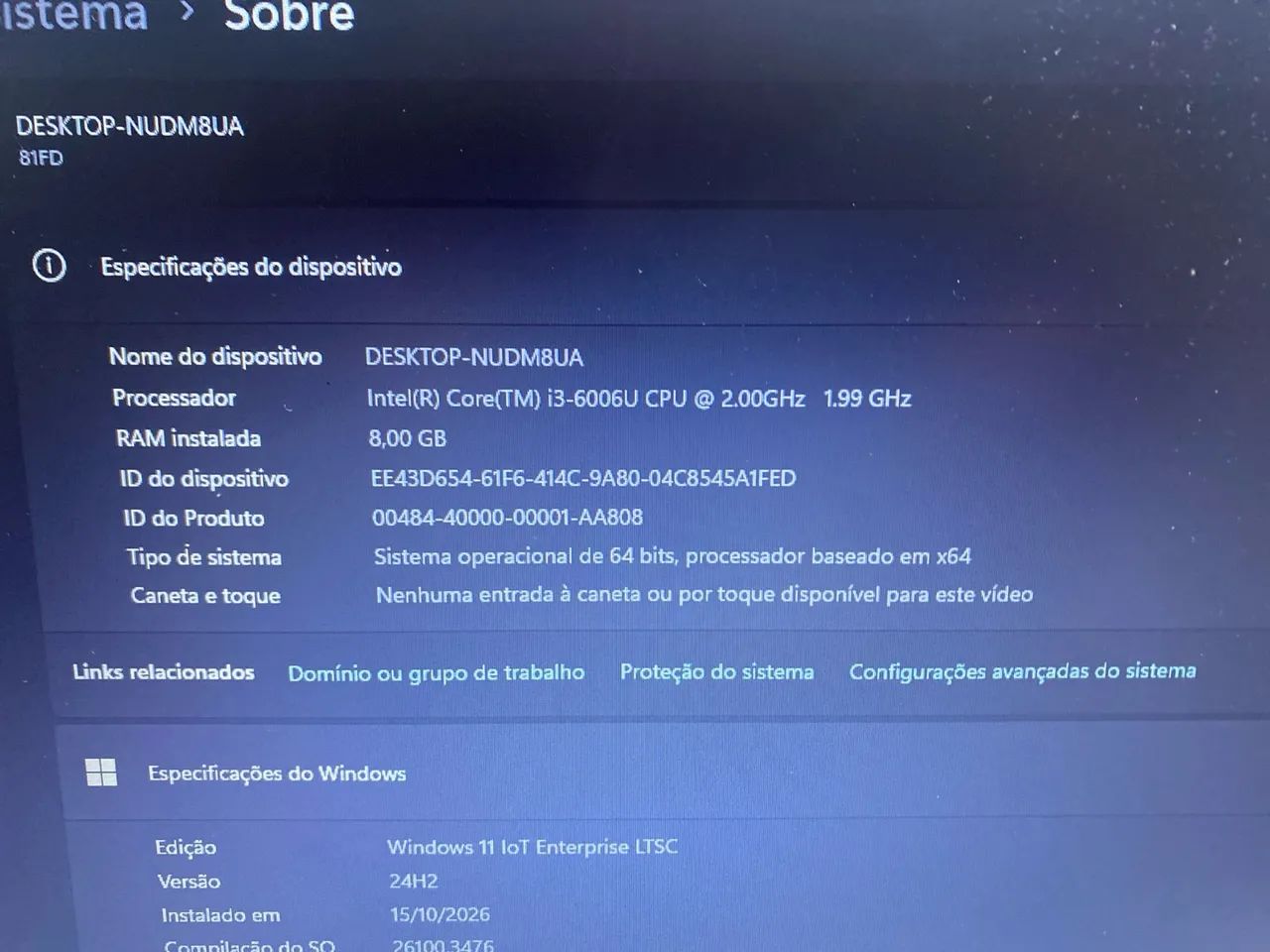 Notebook Lenovo i3 c/ SSD - Foto 5