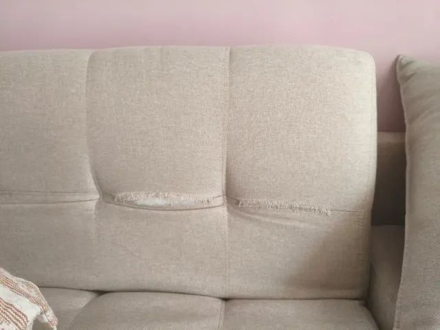 Sofá Retrátil Off White - Foto 5
