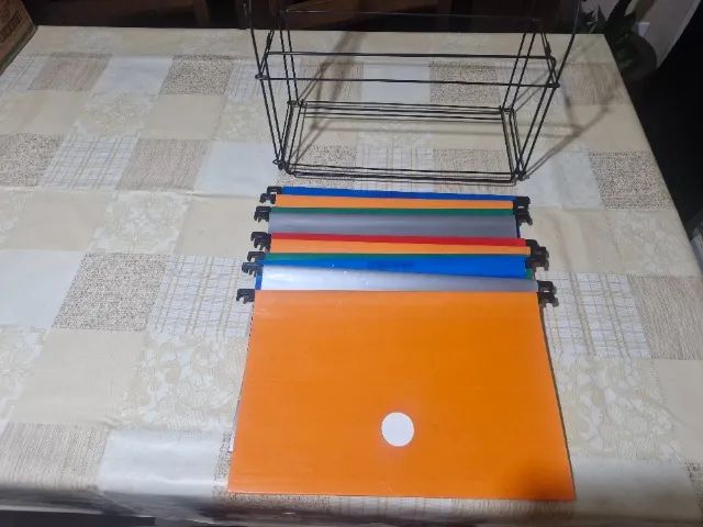 Suporte Aramado Arquivo Pastas Suspensa - Foto 4