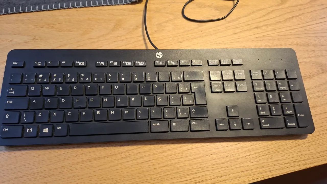 Teclado de escritório usado hp - Foto 4