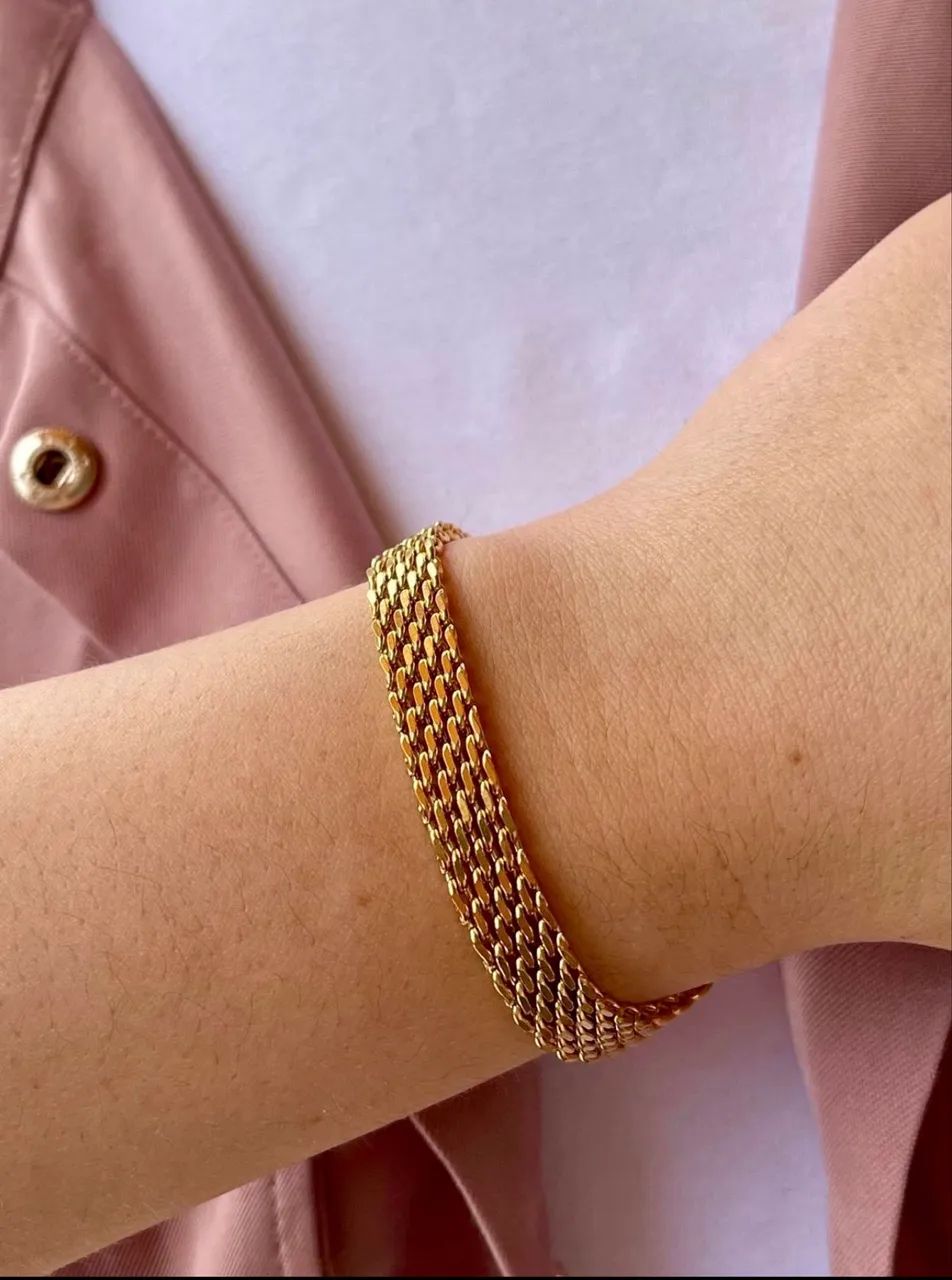 Pulseiras masculinas de aço inoxidável  - Foto 4