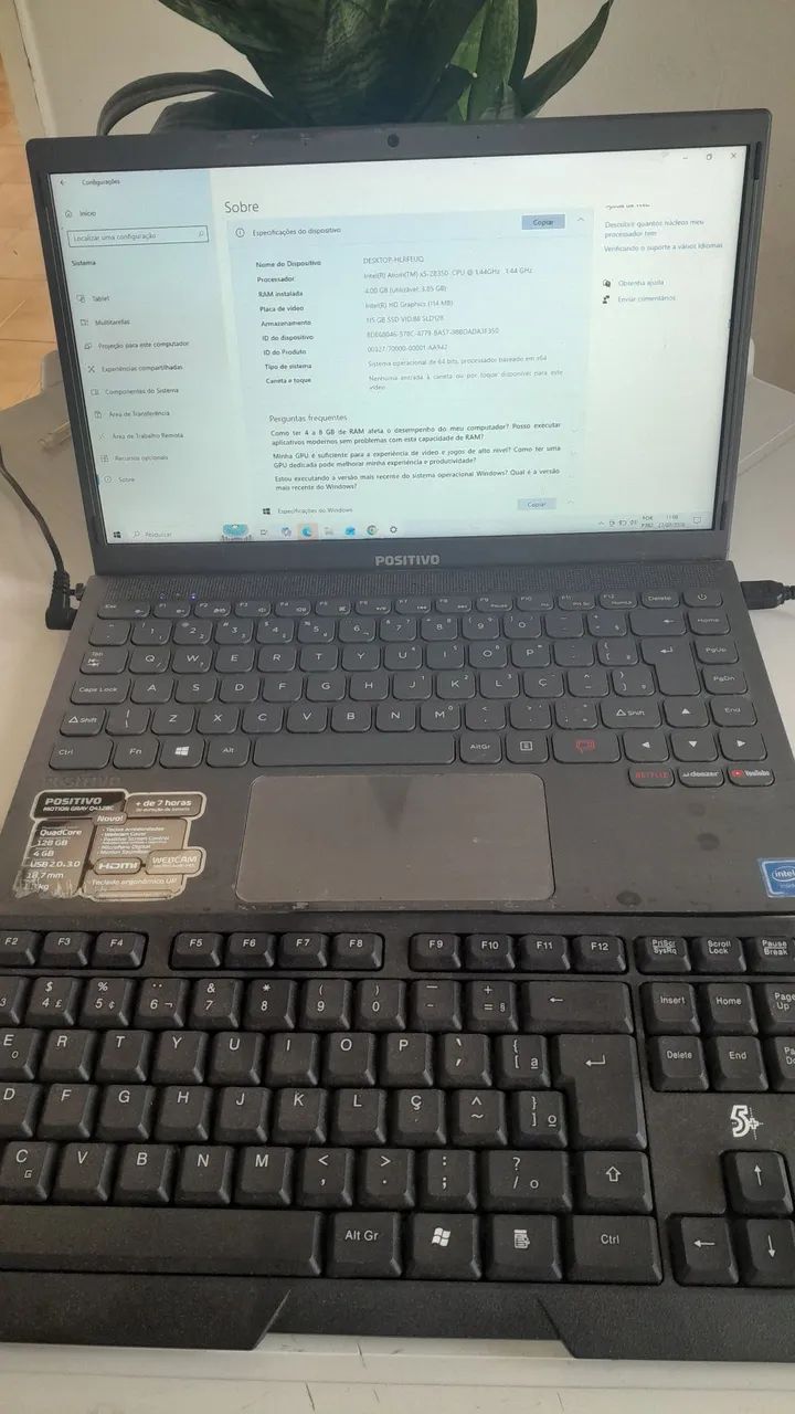 Notebook Positivo Motion 128G. 4g RAM - Foto 3