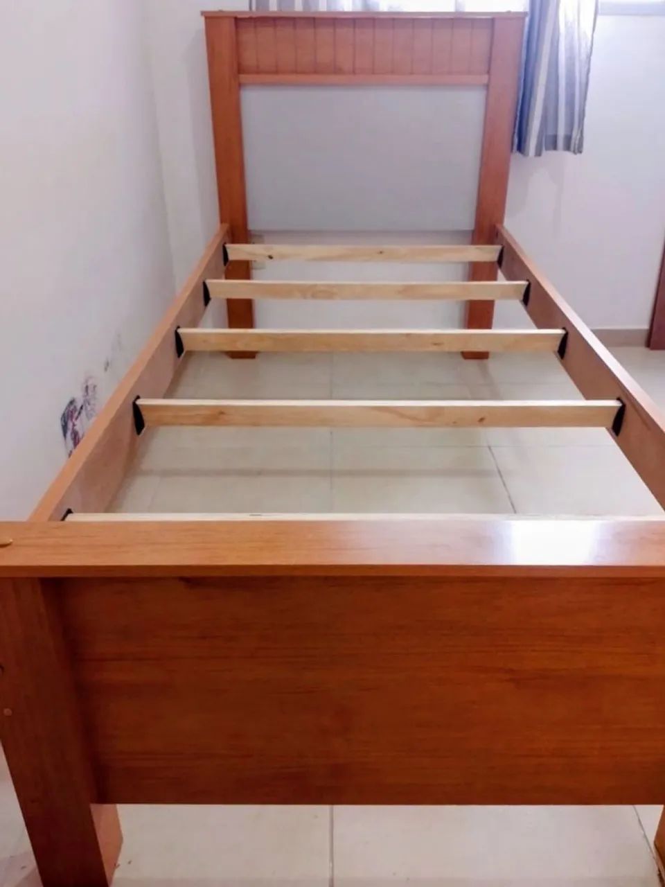 Cama solteiro MDF 