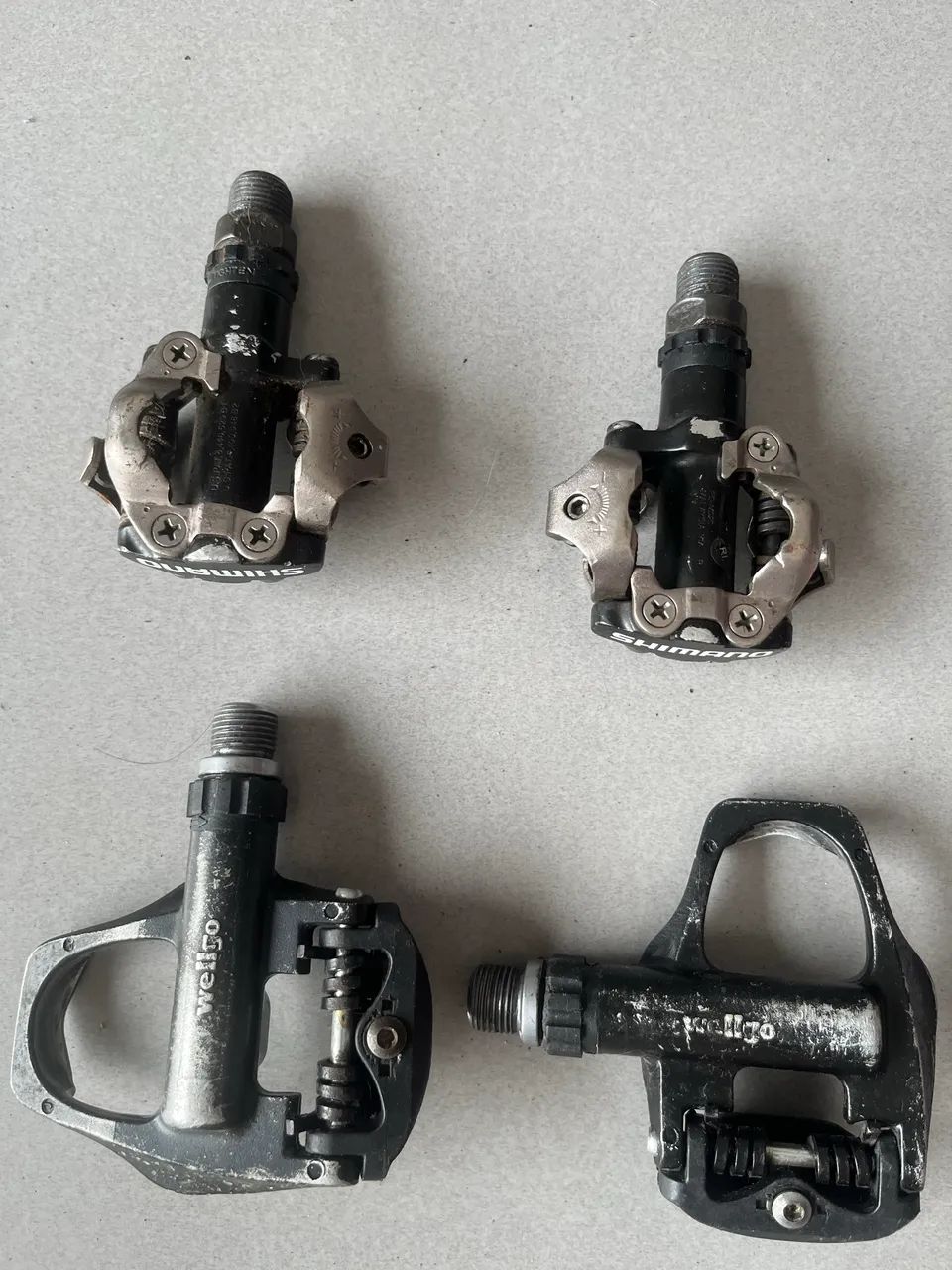 Pedal de MTB (Shimano) e Speed (Wellgo) - Foto 2