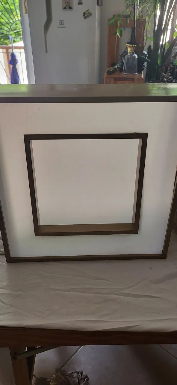 Luminária com 4 bocais nova 