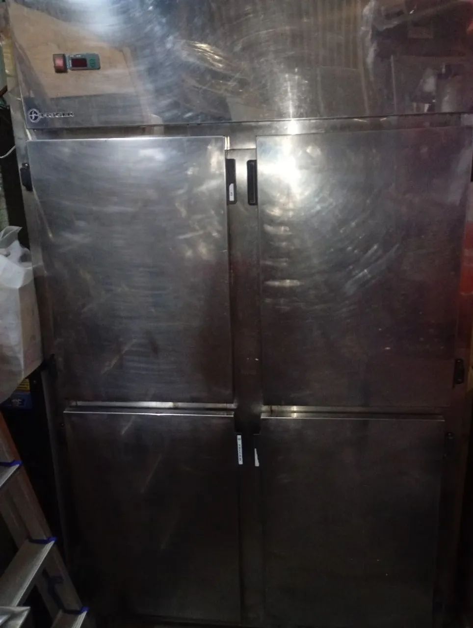 Freezer horizontal e geladeira de inox  - Foto 2