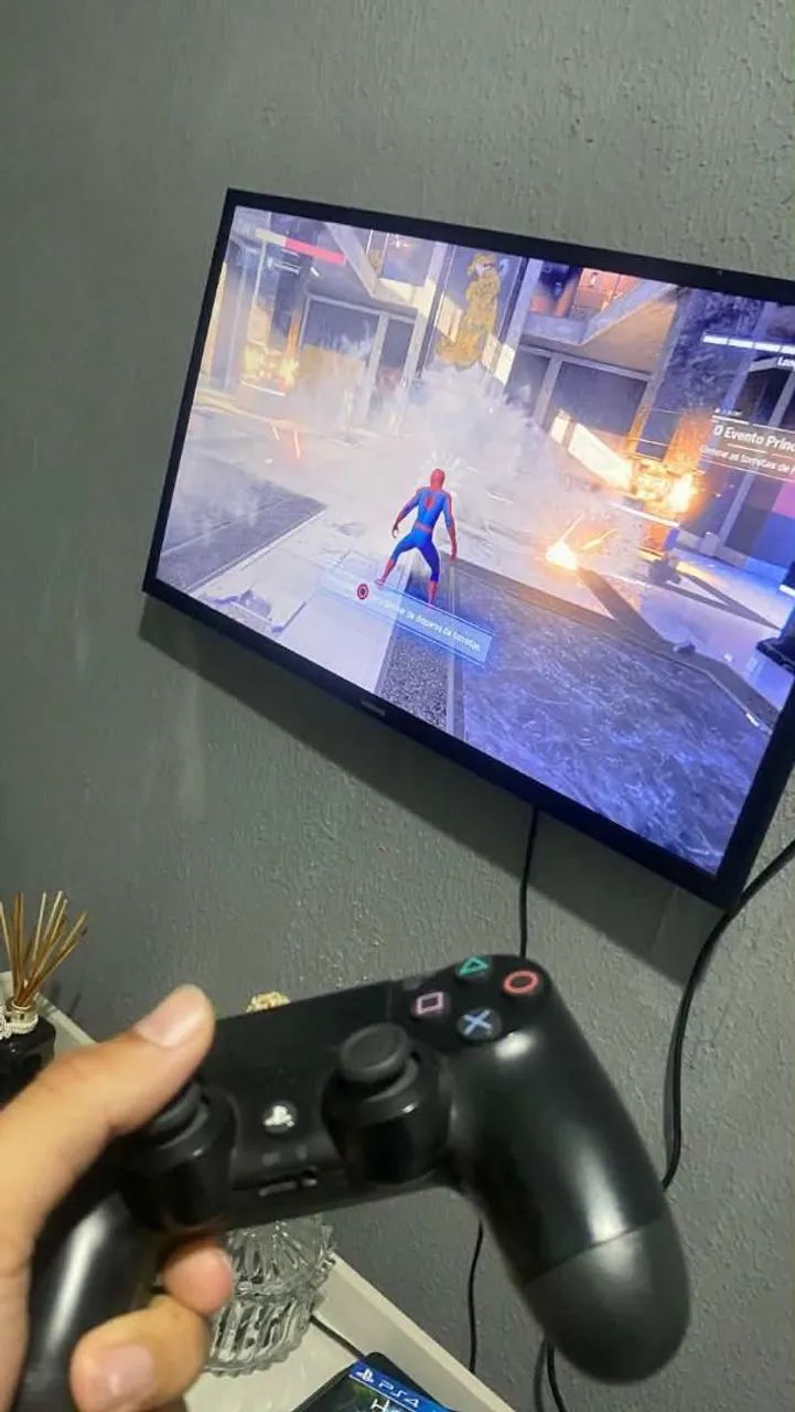 Ps4 slim 500Gb +Caixa e 2 jogos - Foto 3