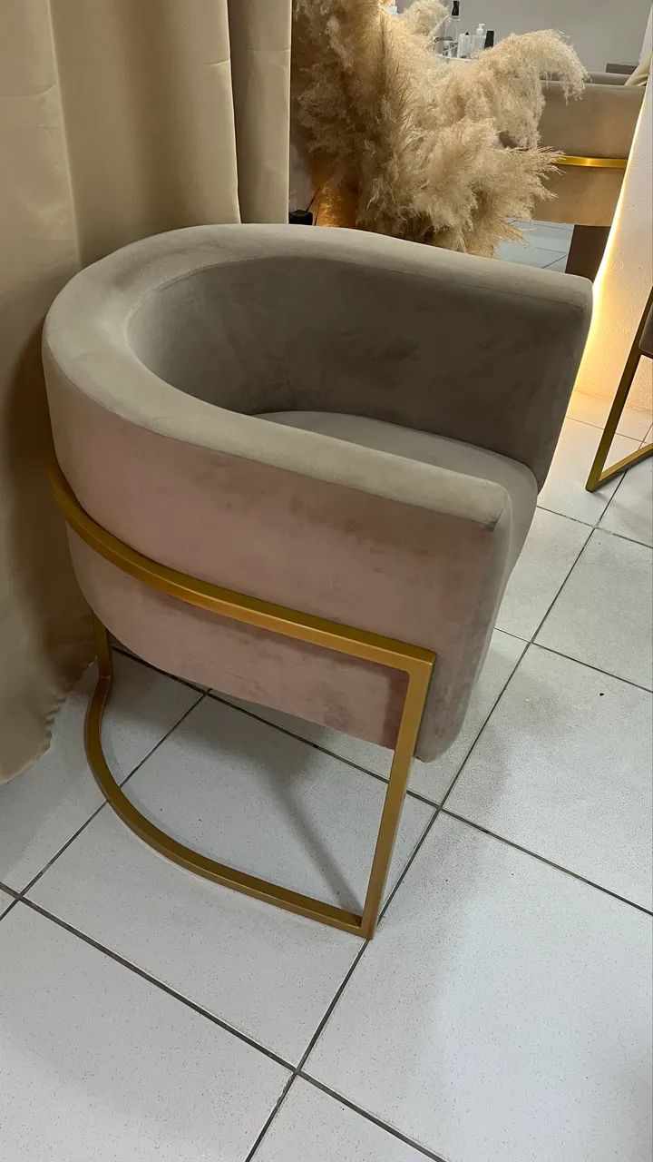 2 Poltronas em veludo 65578364582531123
