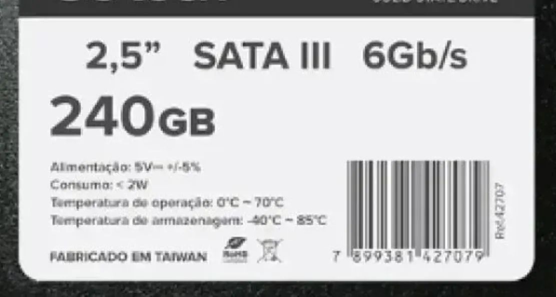 SSD 240Gb 