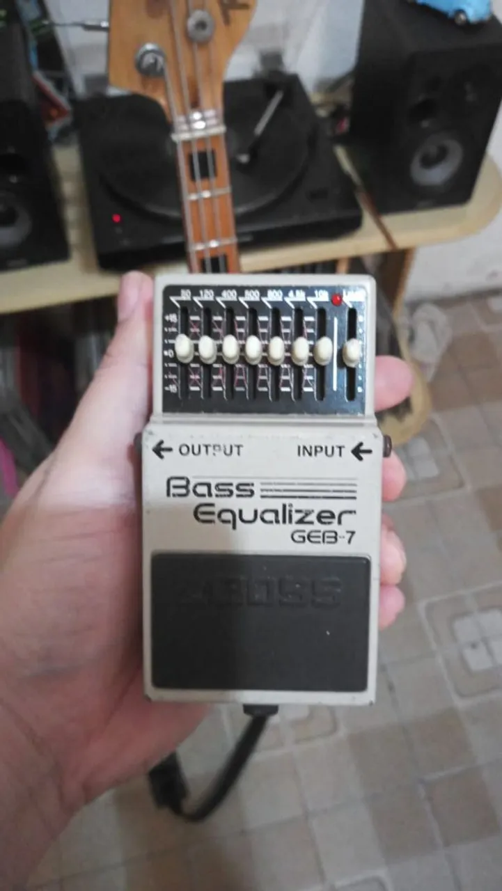 Pedal de efeito de guitarra MXR Six Band Graphic Equalizer vintage