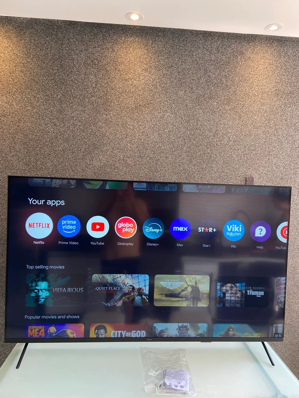 SMART TV 55 Polegadas 4K UHD GOOGLE TV 