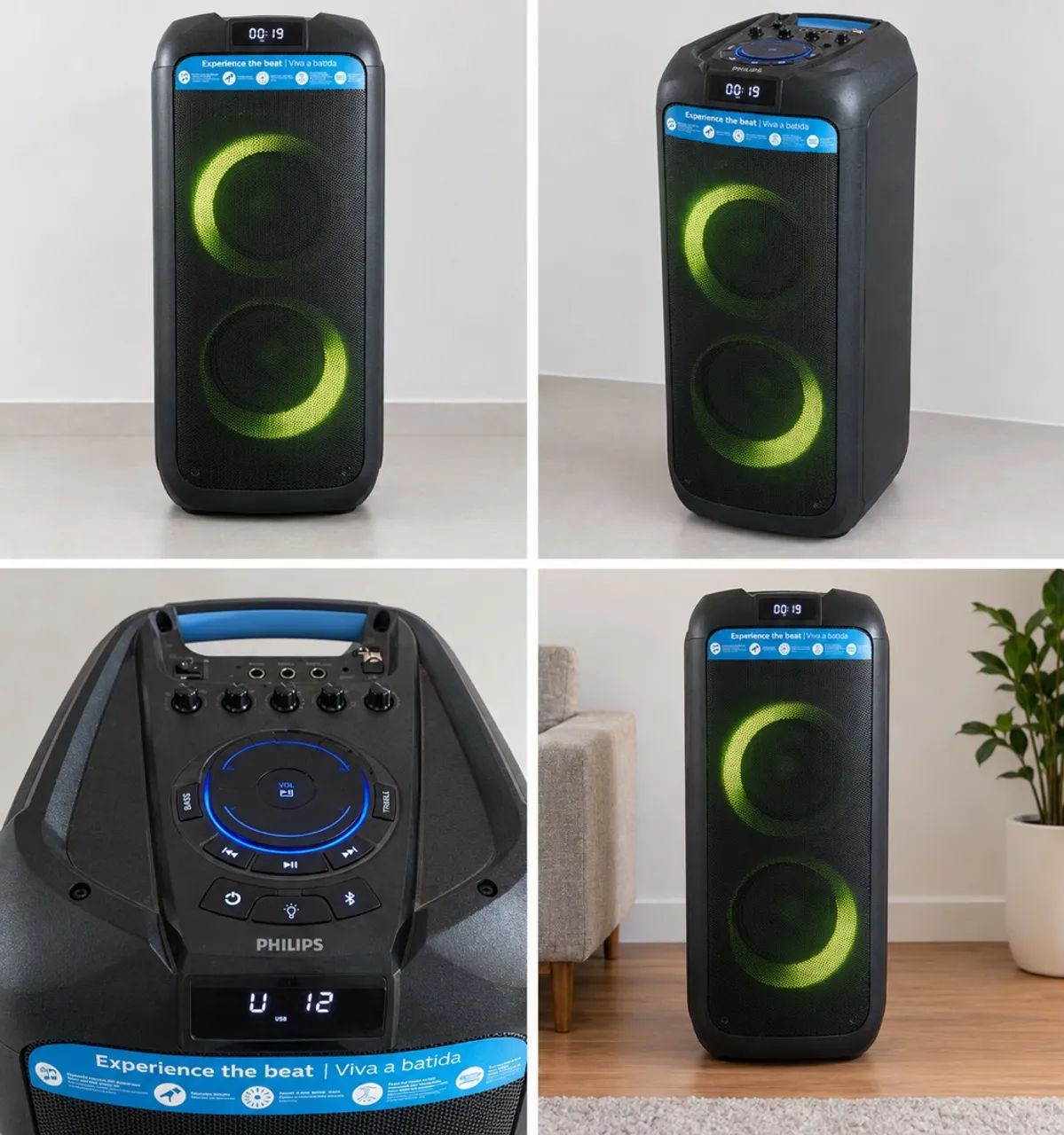 PHILIPS, Caixa de Som Bluetooth Party Speaker - Foto 2
