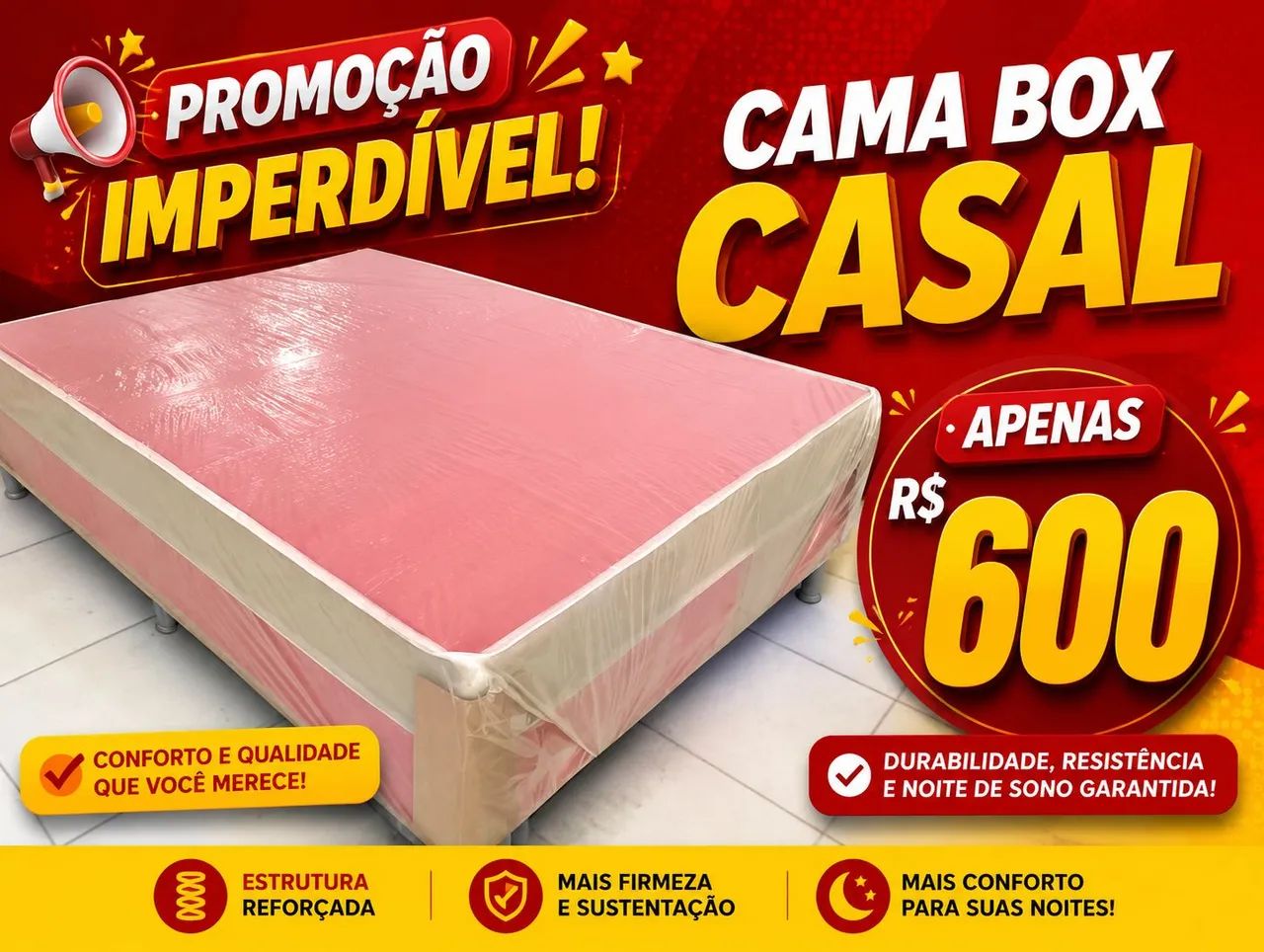 Uma cama super linda 