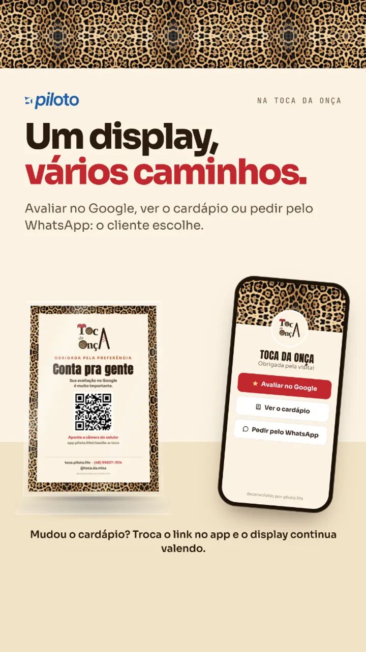 Placa de Avaliação Google com NFC e QR Code, display de acrílico para balcão - Foto 5