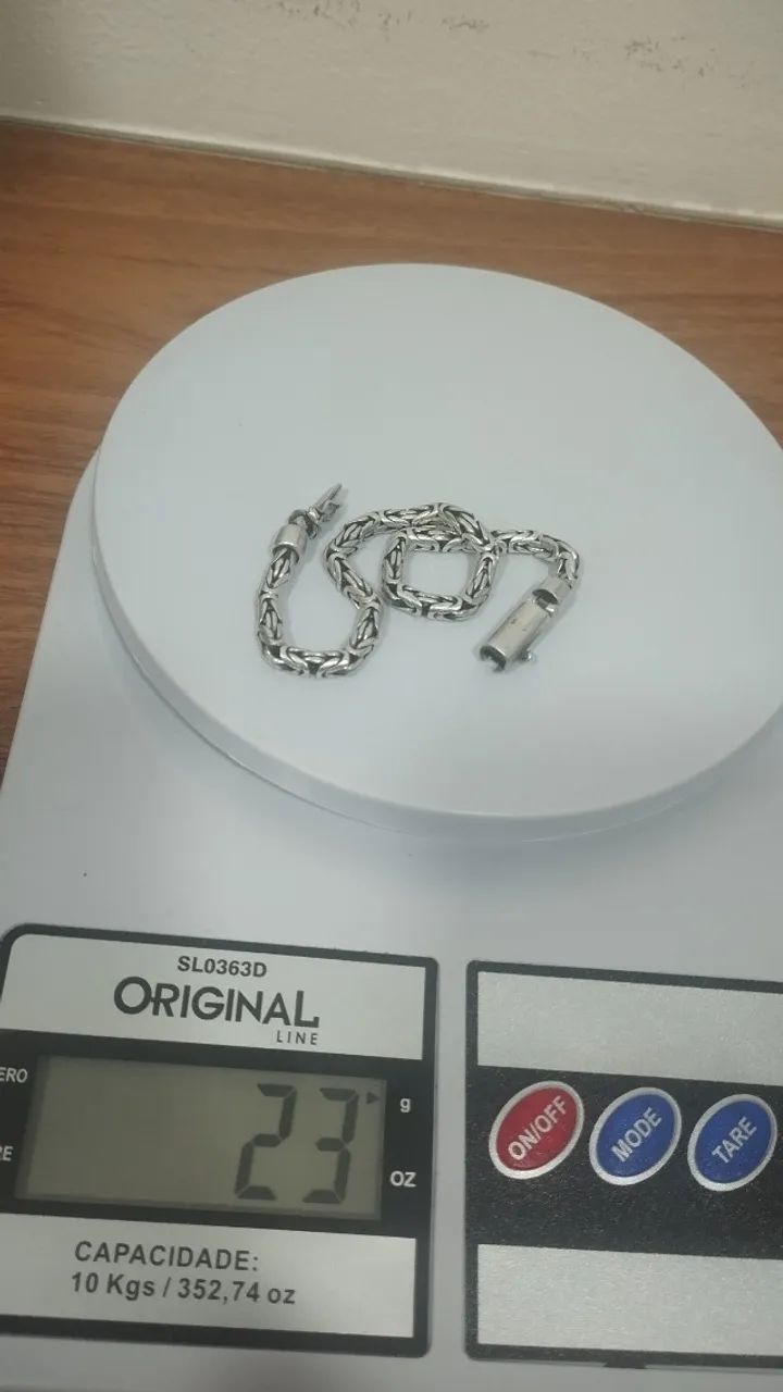 Pulseira | PRATA 925 - Ponto Peruano - Foto 5